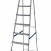 escada aluminio mor domestica 08 degraus 2.22x0.51cm