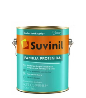 suvinil acr�lico premium acetinado anti bacteriana familia protegida 3.6lt branco