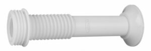 tubo de ligacao ajustavel para vaso com spud 240mm branco censi 7290